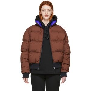 Nikelab Nike Lab NRG Reversible Puffer Jacket Coat Pueblo Brown Small S
